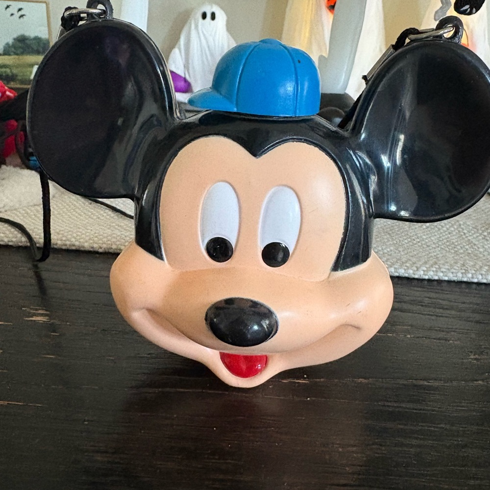 Mickey Mouse Head Shaped Vintage Canteen